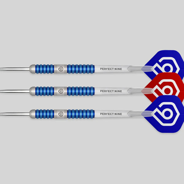PERFECT NINE DARRYL PILGRIM 90% STEEL TIP DARTS