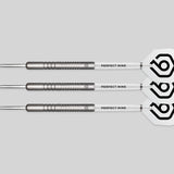 PERFECT NINE GRAHAM USHER 23G 90% STEEL TIP DARTS
