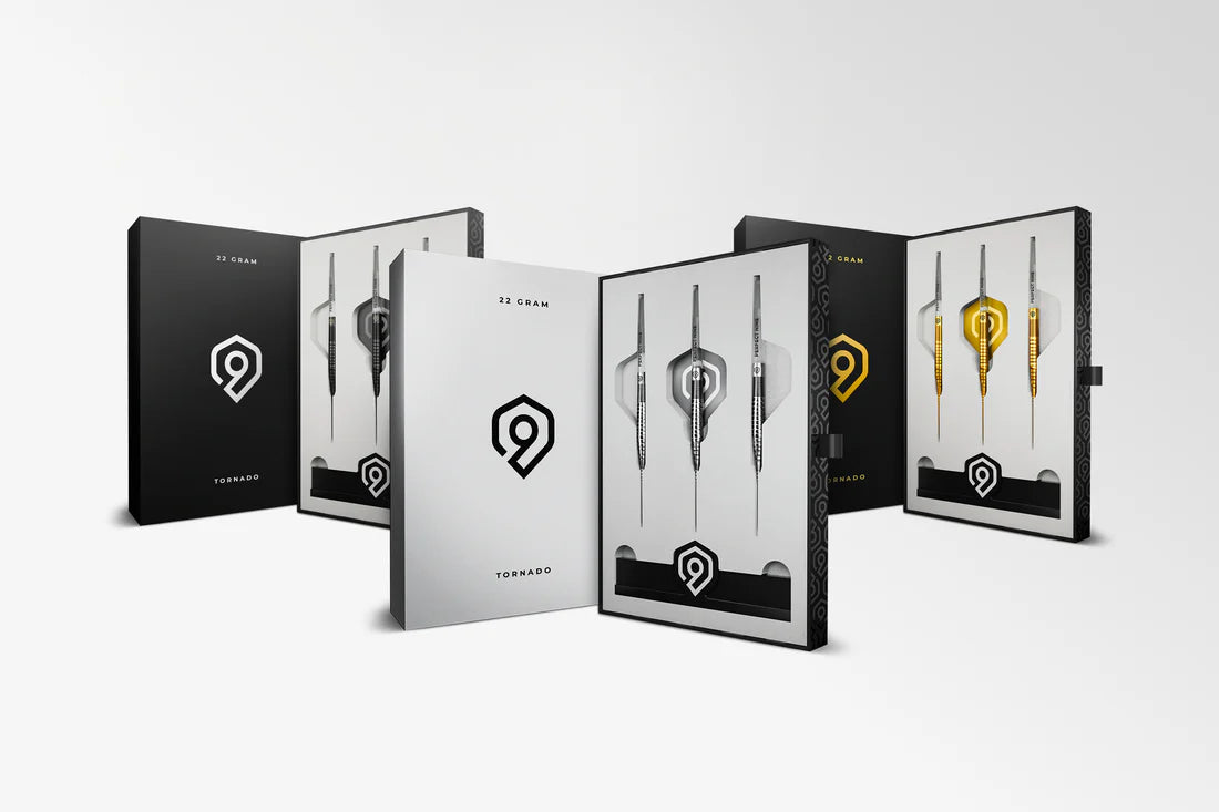 PERFECT NINE TORNADO ORIGINAL 90% STEEL TIP DARTS COLLECTION COLLECTION 1