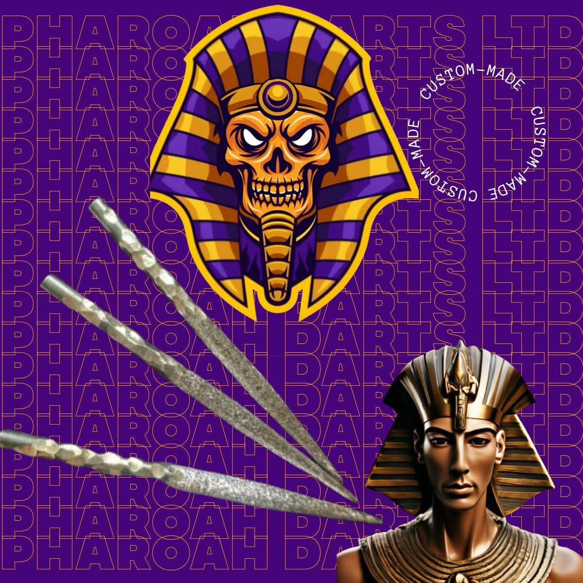 PHARAOH STEEL DART POINTS - AKHENATEN