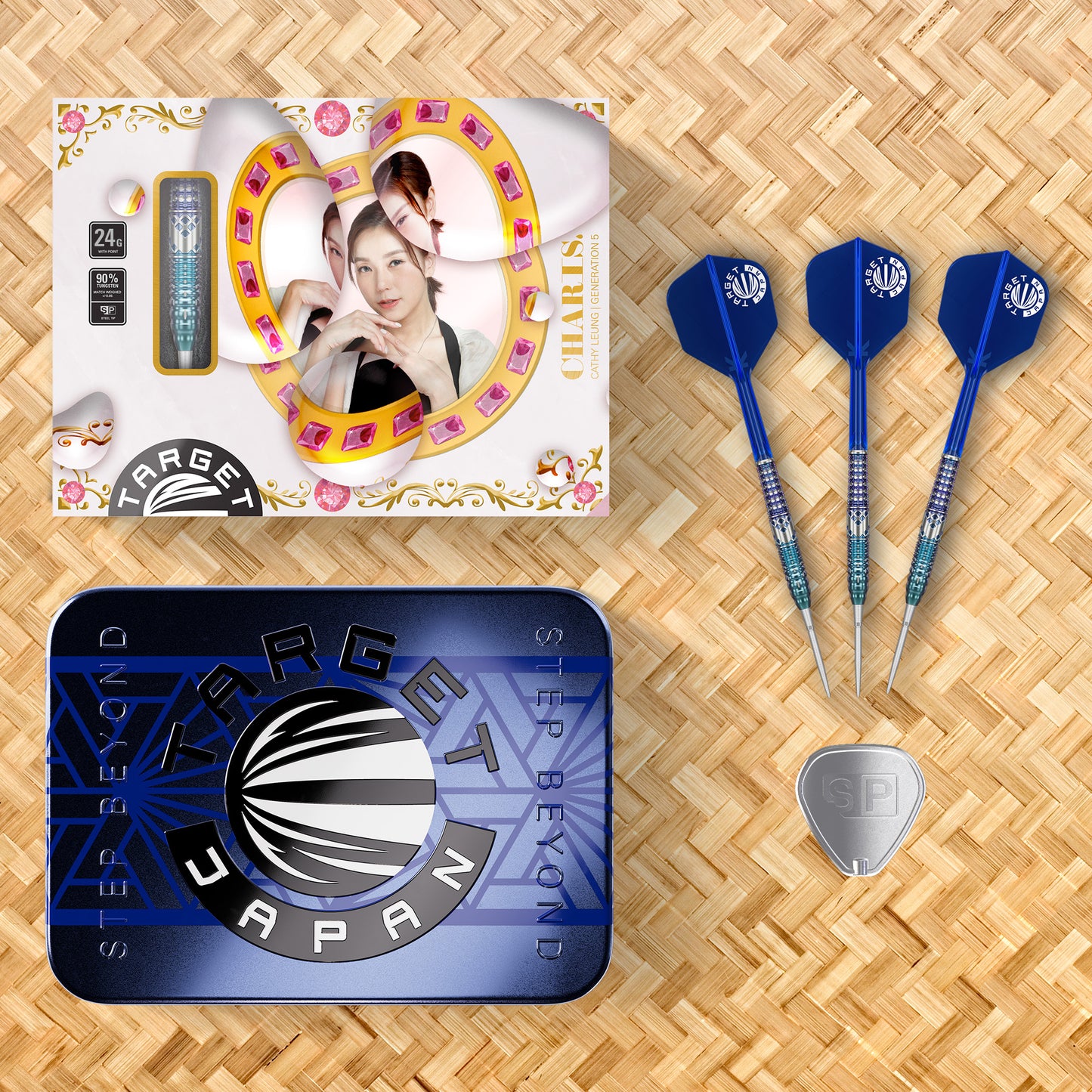 TARGET JAPAN CATHY LEUNG CHARIS GEN 5 90% SP STEEL TIP DART