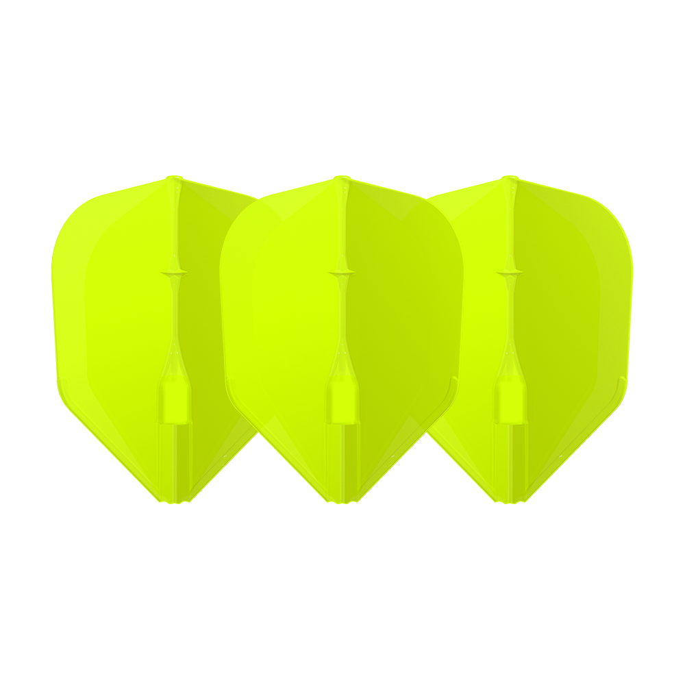 L-STYLE CHAMPAGNE EZ L3 NEON YELLOW DART FLIGHTS