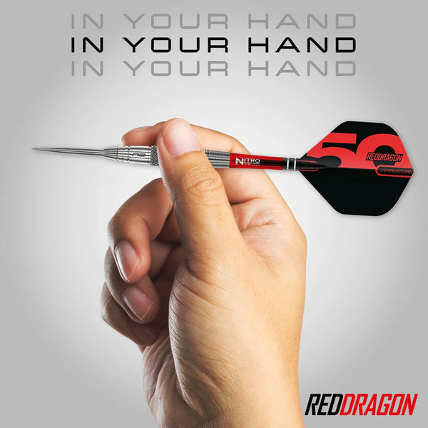 RED DRAGON 50TH ANNIVERSARY GRIZZLY 2 90% STEEL TIP DARTS