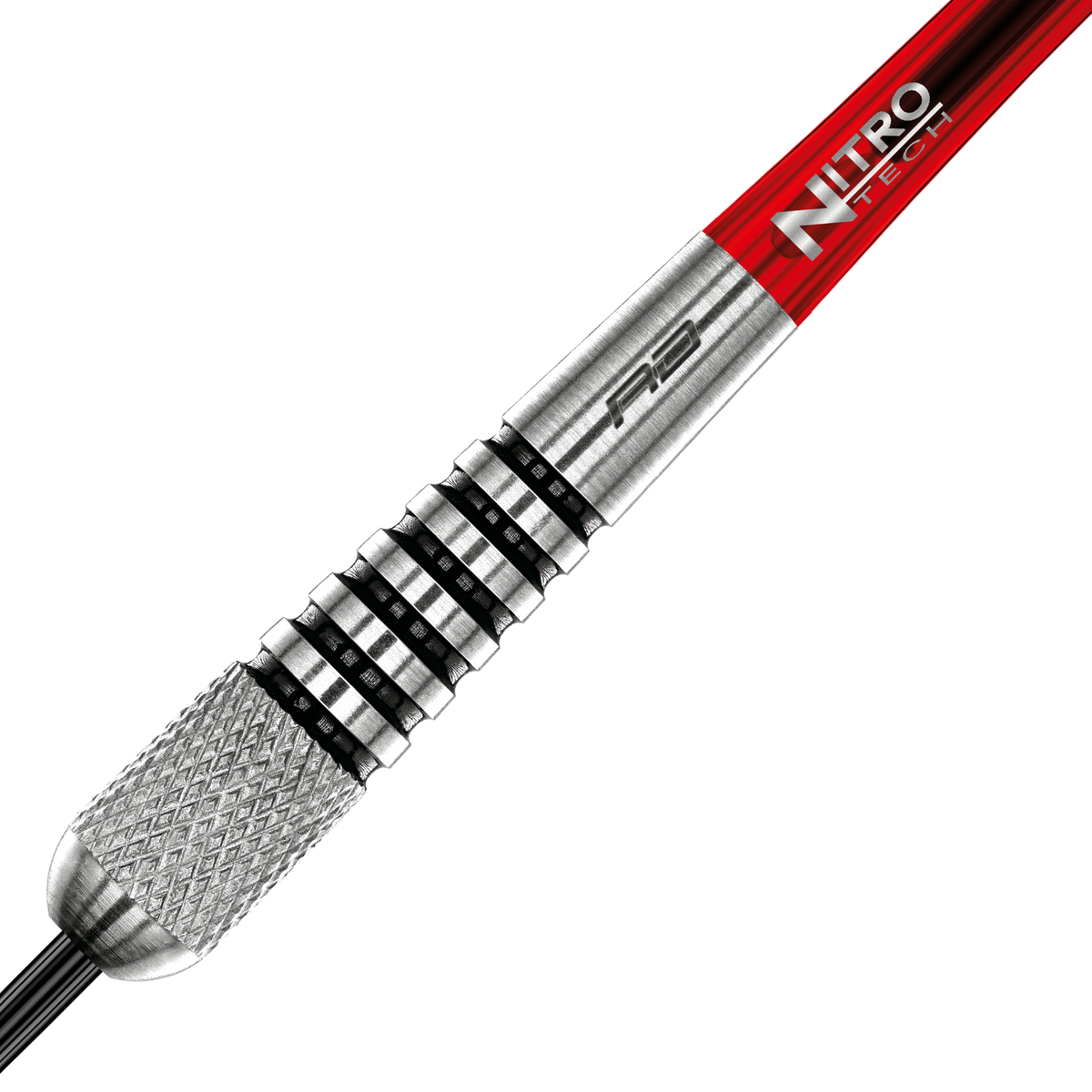 RED DRAGON 50TH ANNIVERSARY FLIGHTMASTER TORPEDO 2 24G 80% STEEL TIP DARTS BARREL CLOSEUP