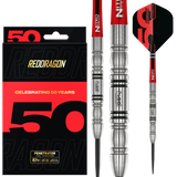 RED DRAGON 50TH ANNIVERSARY PENETRATOR 4 23G 95% STEEL TIP DARTS