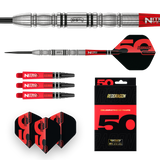 RED DRAGON 50TH ANNIVERSARY PENETRATOR 4 23G 95% STEEL TIP DARTS CONTENTS