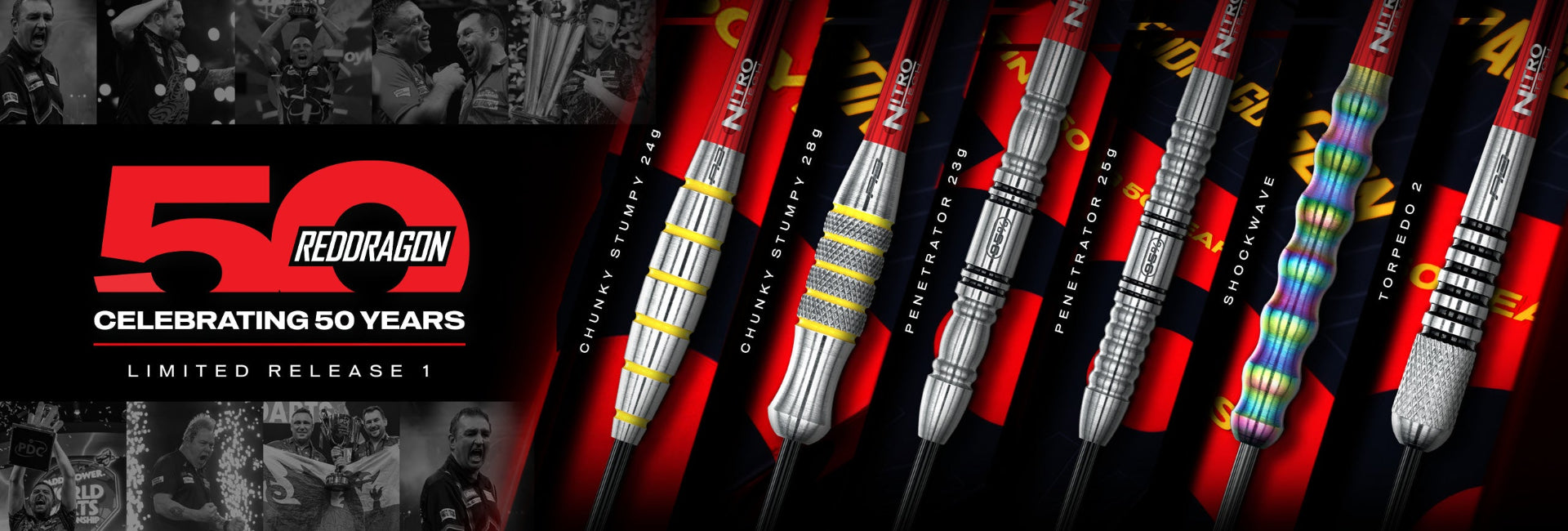  RED DRAGON 50 YEARS DARTS RELEASE 1