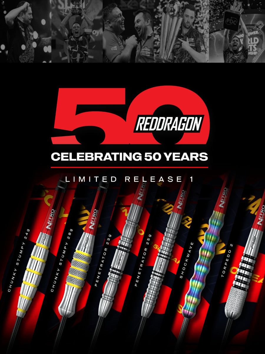  RED DRAGON 50 YEARS DARTS RELEASE 1