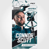 RED DRAGON DARTS CONNOR SCUTT V1 22G 90% STEEL TIP DARTS BOX