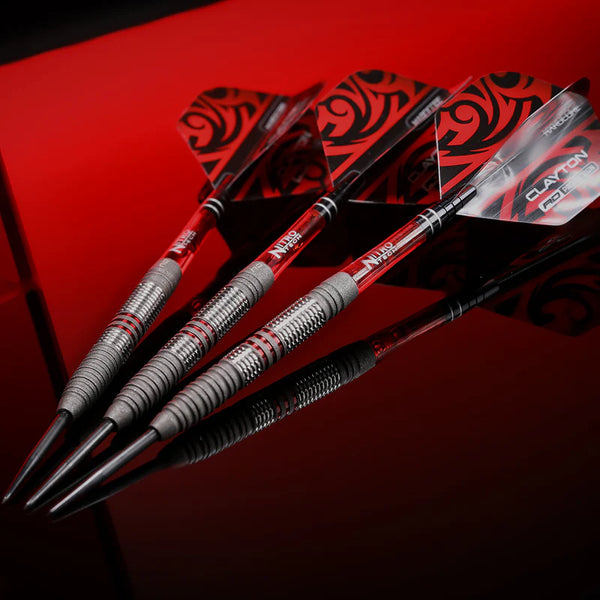 RED DRAGON JONNY CLAYTON HIRAETH 90% STEEL TIP DARTS 1