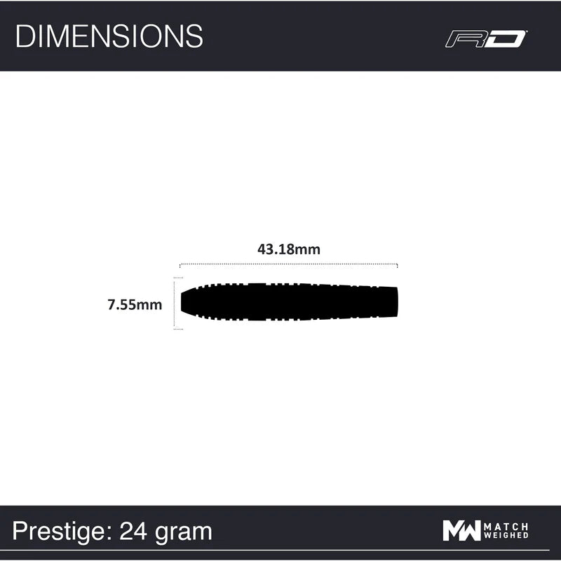 RED DRAGON LUKE HUMPHRIES PRESTIGE 90% STEEL TIP DARTS 11