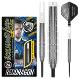RED DRAGON LUKE HUMPHRIES TX1 PIONEER 90% STEEL TIP DARTS 24 GRAM 