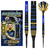 RED DRAGON LUKE HUMPHRIES TX4 AVENGER 90% STEEL TIPS DARTS 6