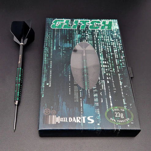 REEL DARTS THE GLITCH 23G 90% STEEL TIP DARTS