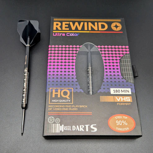 REEL DARTS - REWIND 90% STEEL TIP DARTS