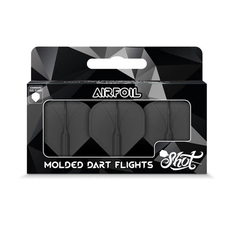 SHOT AIRFOIL MOULDED DART FLIGHT SET - STANDARD