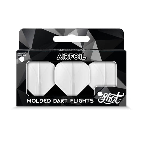 SHOT AIRFOIL MOULDED DART FLIGHT SET - STANDARD