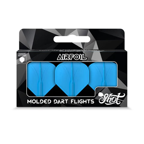 SHOT AIRFOIL MOULDED DART FLIGHT SET - STANDARD