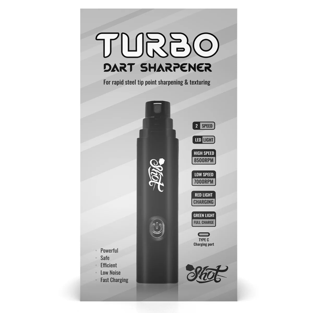 SHOT TURBO DART SHARPENER PACKAGING
