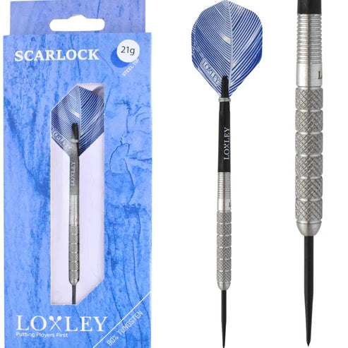 LOXLEY SCARLOCK 90% TUNGSTEN STEEL TIP DARTS