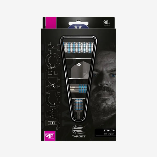 TARGET ADRIAN LEWIS BLACK SP 90% STEEL TIP DARTS