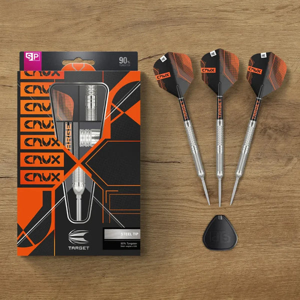 TARGET CRUX 01 90% SP STEEL TIP DARTS