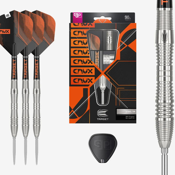 TARGET CRUX 03 90% SP STEEL TIP DARTS