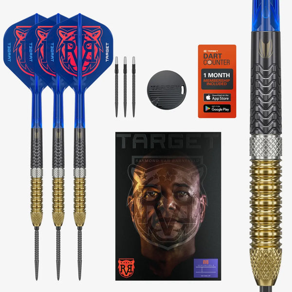TARGET DARTS RAYMOND VAN BARNEVELD GEN 6 SP 95% STEEL TIP DARTS