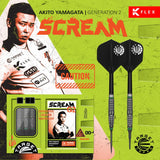 TARGET JAPAN AKITO YAMAGATA PRIME SERIES SCREAM GEN 2 90% SP STEEL TIP DARTS ADVERT