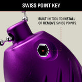 TARGET JAPAN AL3 PURPLE DART POINT CASE SWISS POINT KEY