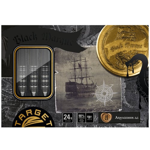 TARGET JAPAN BLACK MARQUE ARMAGEDDON 90% SP STEEL TIP DARTS