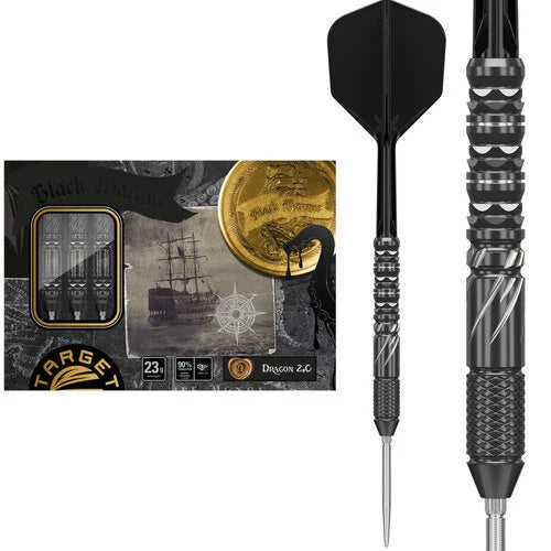TARGET JAPAN BLACK MARQUE DRACO 90% SP STEEL TIP DARTS