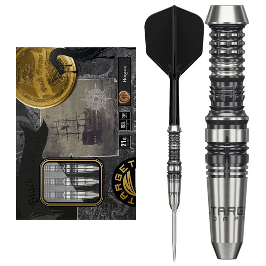TARGET JAPAN BLACK MARQUE HERACLES 90% SP STEEL TIP DARTS