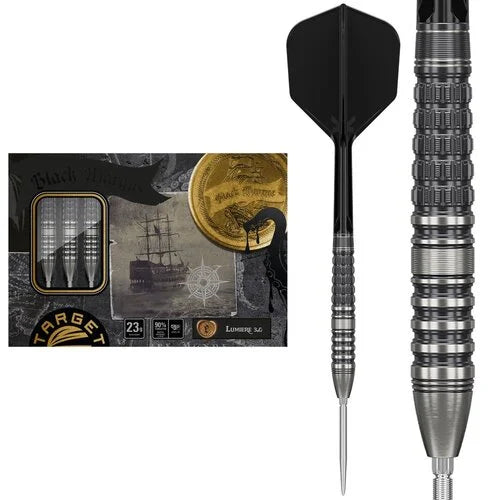 TARGET JAPAN BLACK MARQUE LUMIERE GEN 3 90% SP STEEL TIP DARTS