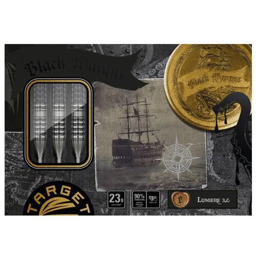 TARGET JAPAN BLACK MARQUE LUMIERE GEN 3 90% SP STEEL TIP DARTS