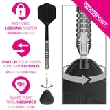 TARGET JAPAN BLACK MARQUE RENEGADE 4.0 90% SP STEEL TIP DARTS 4