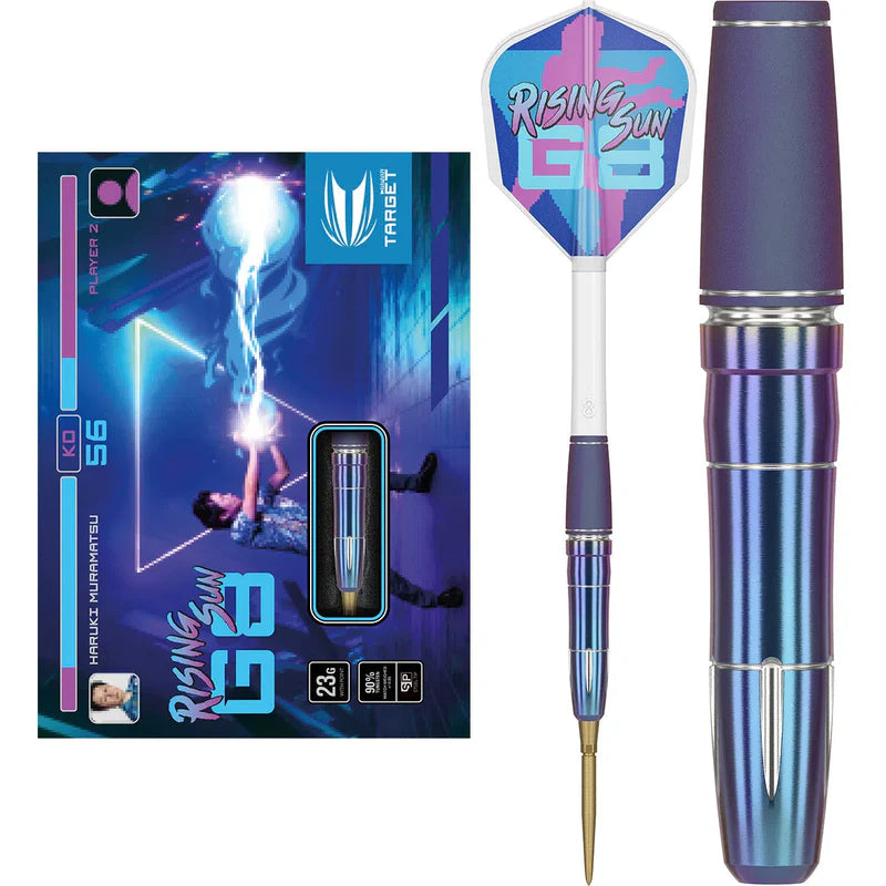 TARGET JAPAN HARUKI MURAMATSU RISING SUN GEN 8 90% 23G SP STEEL TIP DARTS