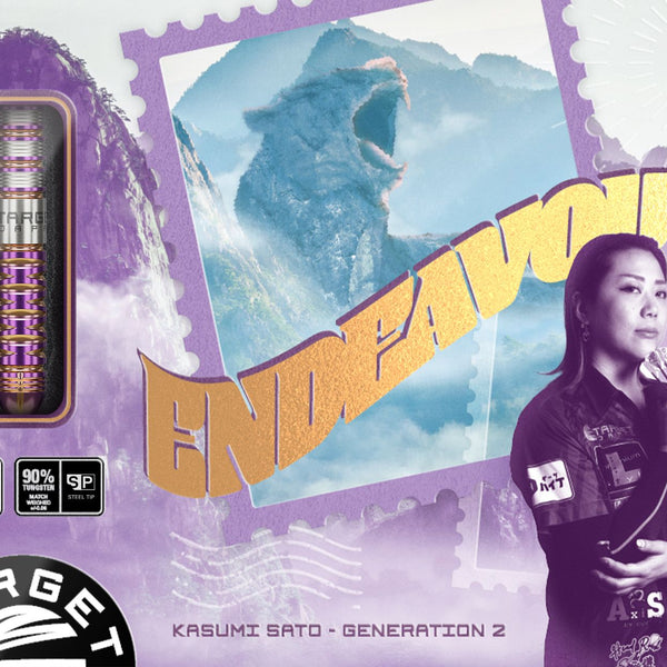 TARGET JAPAN KASUMI SATO ENDEAVOR GEN 2 90% SP STEEL TIP DARTS