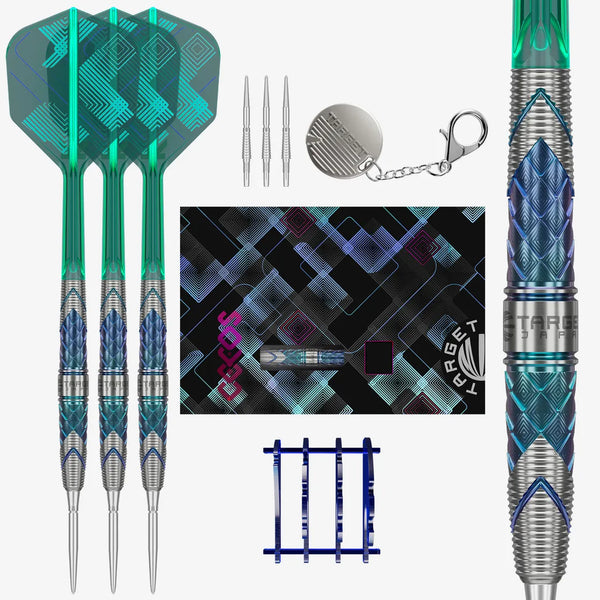 TARGET JAPAN KAZE SERIES CEROS 02 90% SP STEEL TIP DARTS