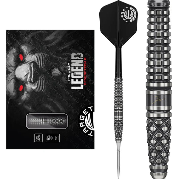 TARGET JAPAN PAUL LIM THE LEGEND GEN 8 90% 24G SP STEEL TIP DARTS