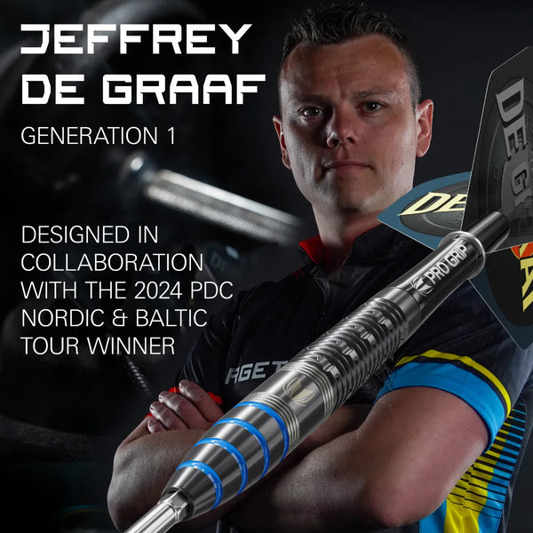 TARGET JEFFREY DE GRAAF SP G1 23G STEEL TIP DARTS