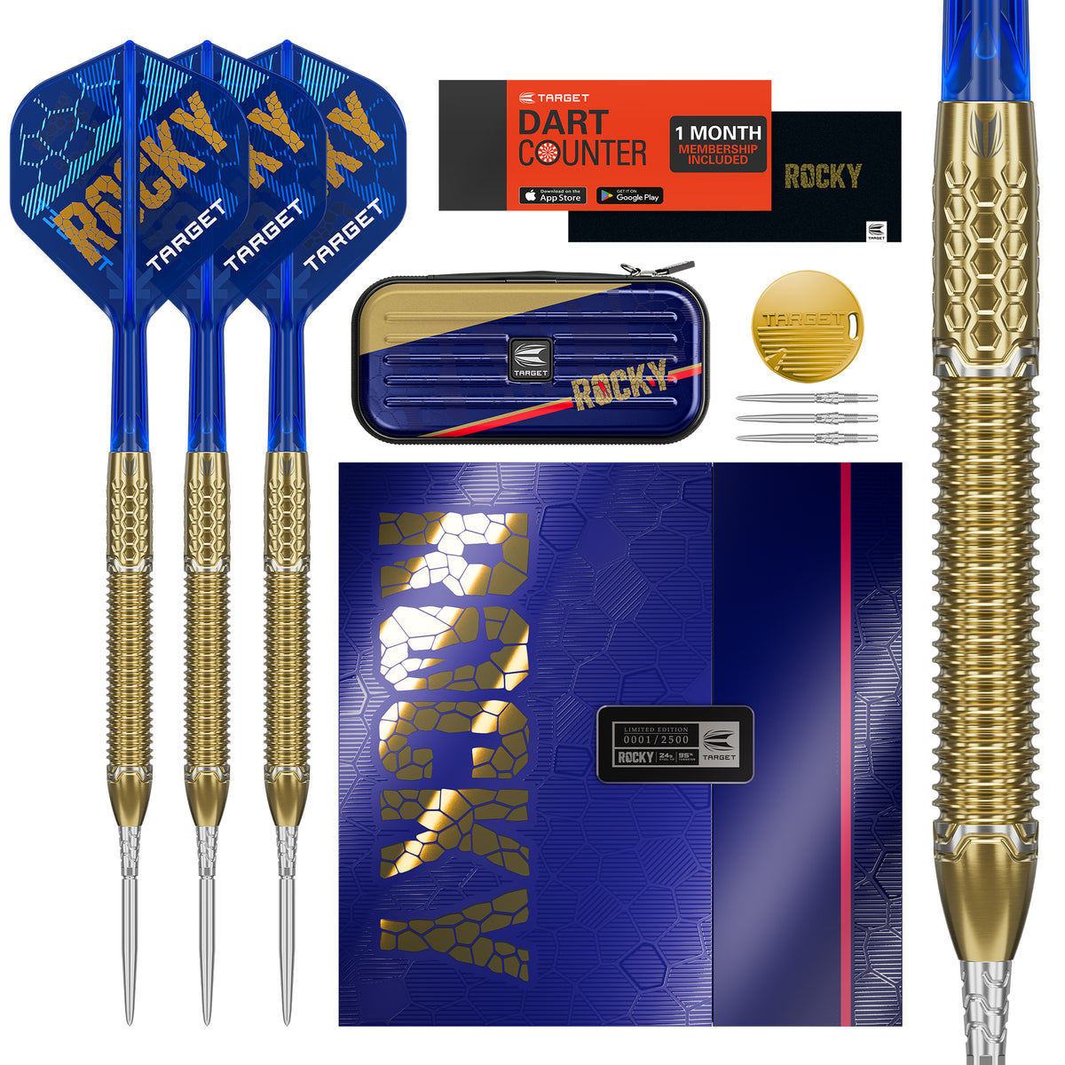 TARGET JOSH ROCK 95% LIMITED EDITION SP 24G STEEL TIP DARTS