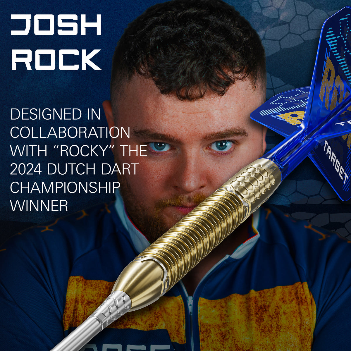 TARGET JOSH ROCK 95% LIMITED EDITION SP 24G STEEL TIP DARTS