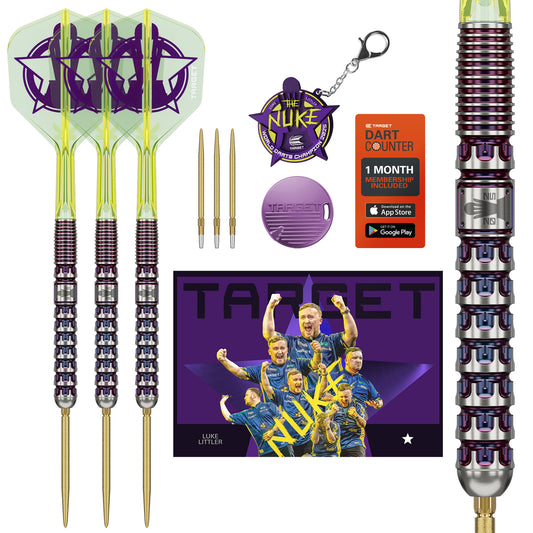 TARGET LUKE LITTLER 90% 23G SP WORLD CHAMPION 2025 EDITION STEEL TIP DARTS