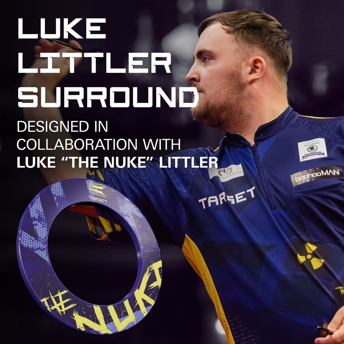 TARGET LUKE 'THE NUKE' LITTLER DARTBOARD SURROUND 2024