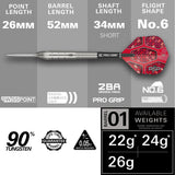TARGET NATHAN ASPINALL G1 SP 90% STEEL TIP DARTS