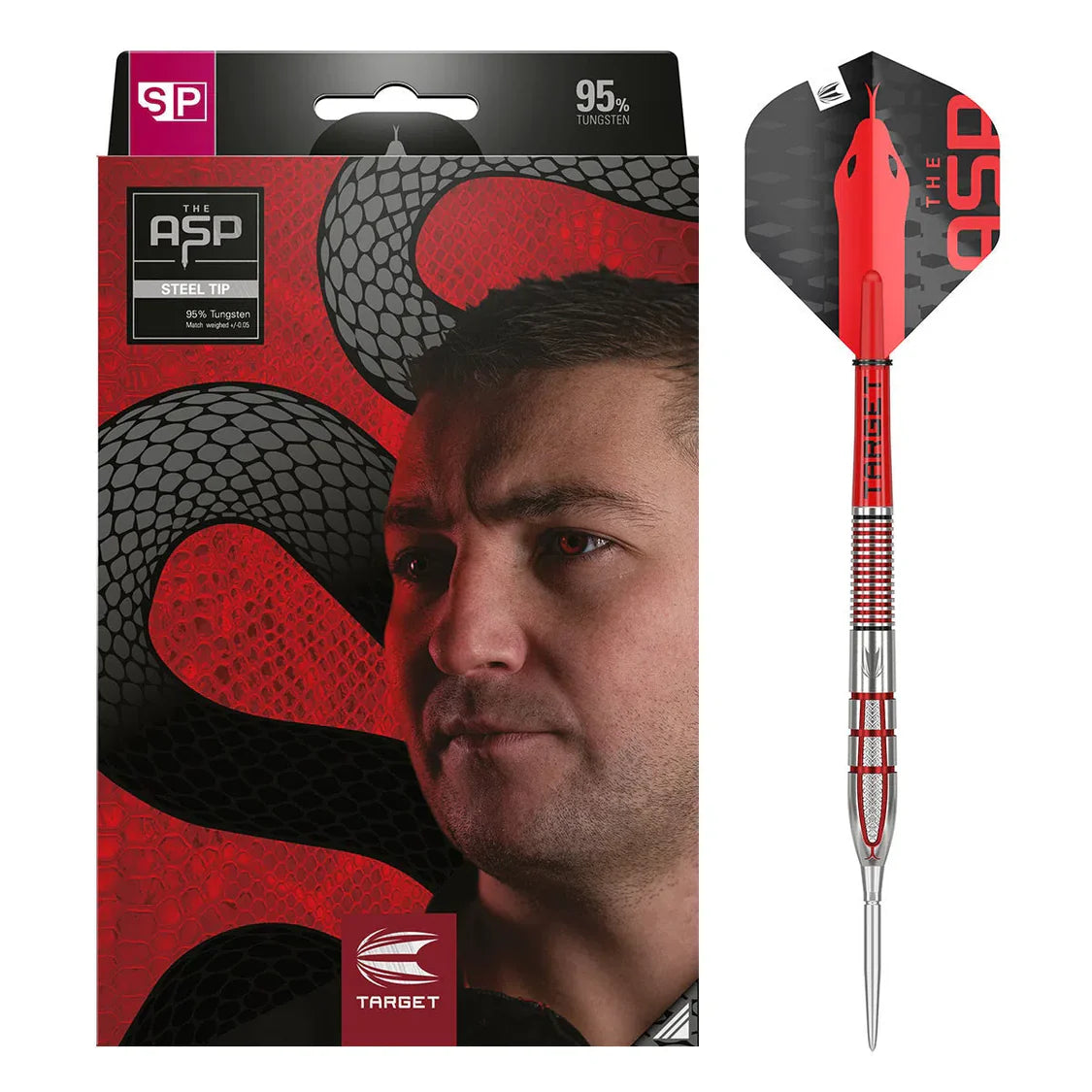 TARGET NATHAN ASPINALL GEN 2 95% SP STEEL TIP DARTS