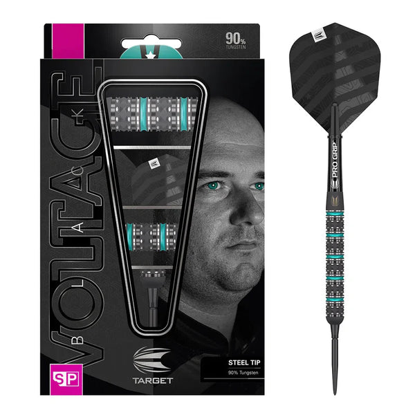 TARGET ROB CROSS BLACK EDITION 90% SP STEEL TIP DARTS