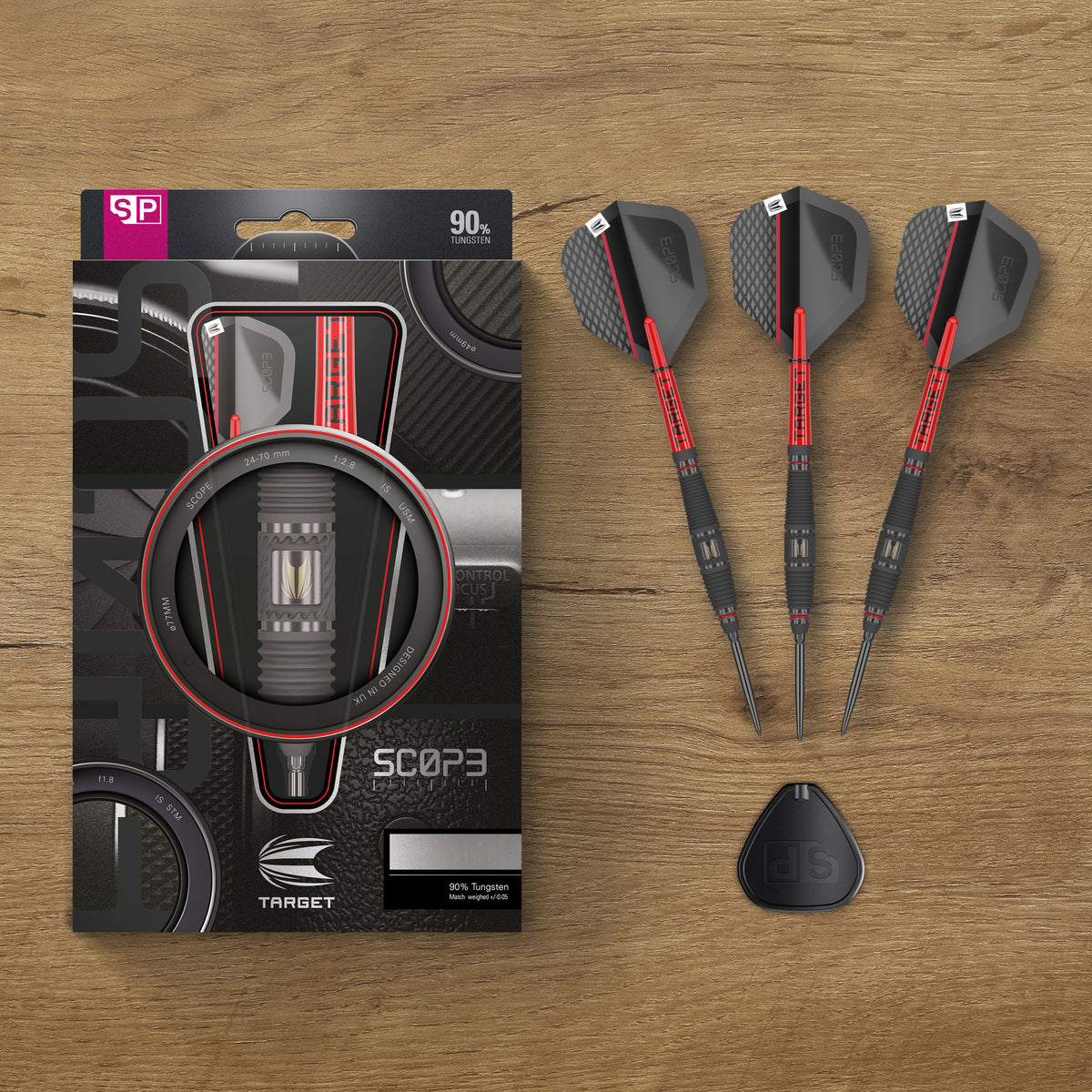 TARGET SCOPE 03 SP 90% STEEL TIP DART