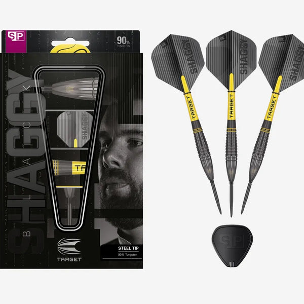 TARGET SCOTT WILLIAMS BLACK 90% SP STEEL TIP DARTS